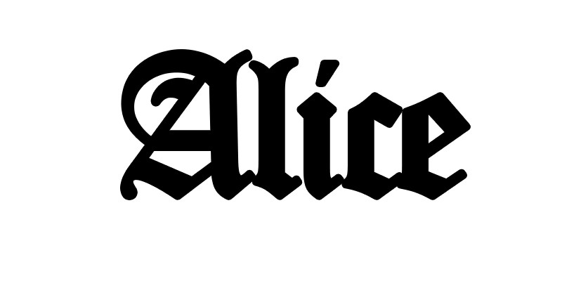 Schriftart 9