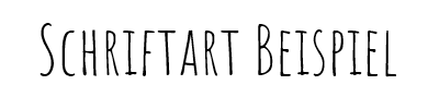 Schriftart 3
