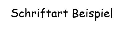 Schriftart 8