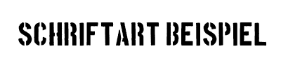 Schriftart BOSTON TRAFFIC
