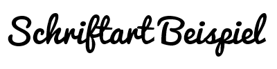 Schriftart PACIFICO