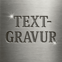 TEXT GRAVIEREN