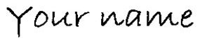 Schriftart 3