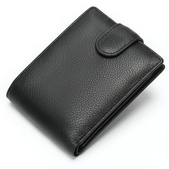 Herren Leder Brieftasche + Text Gravur Geldbörse Geldbeutel Portemonnaie Personalisiert