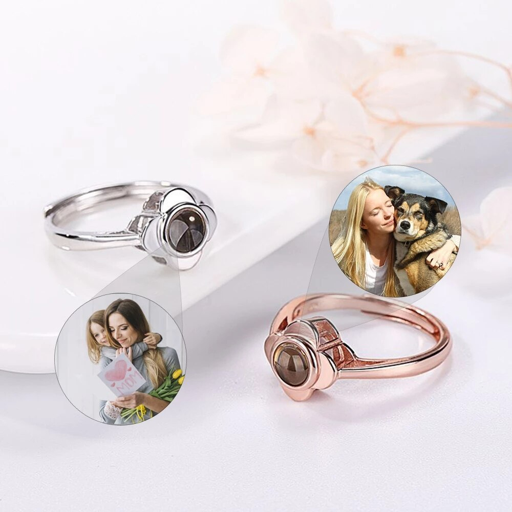 Projektionsring mit eigenem Foto – personalisiert (Foto-Ring)