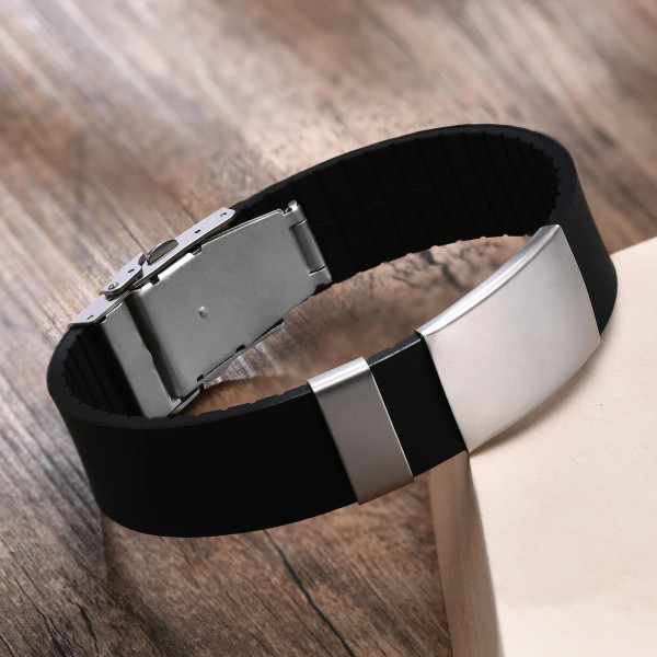 Sportarmband mit eigenem Namen Wunschtext Gravur Armband