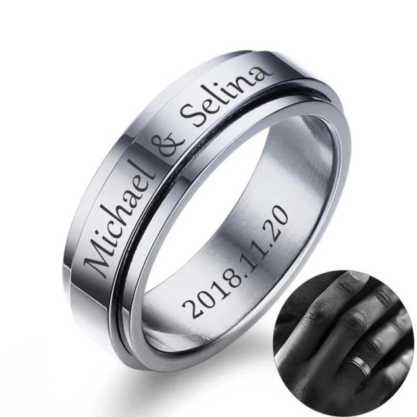 Personalisierter Ring mit Gravur