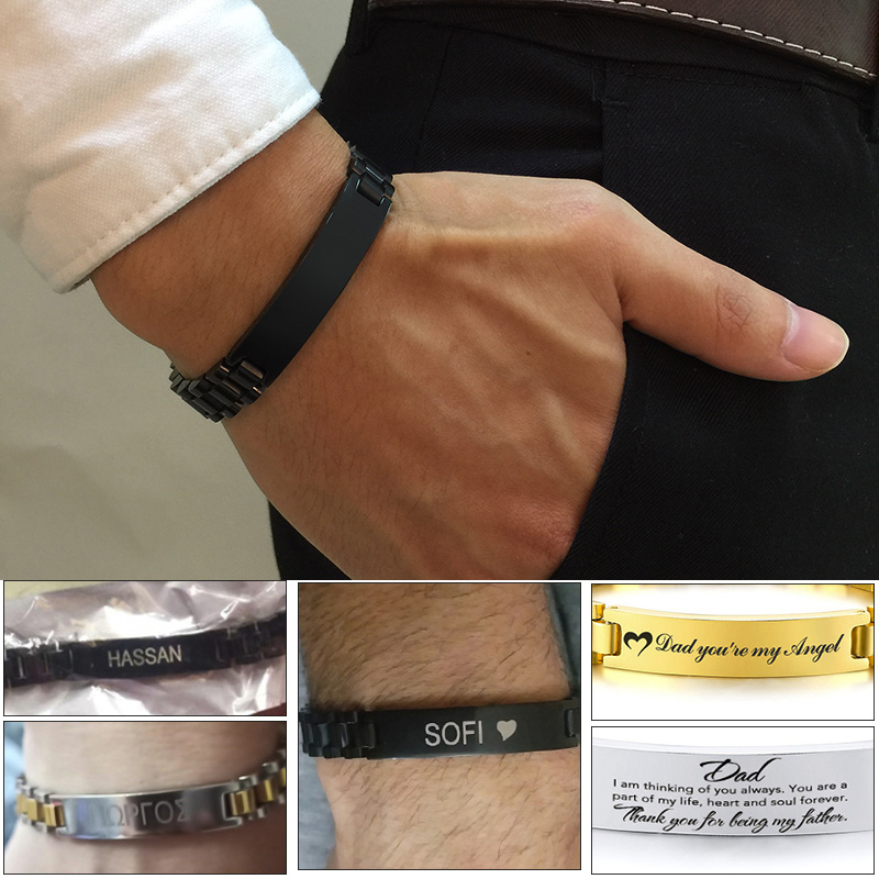 Signiertes Armband für Herren