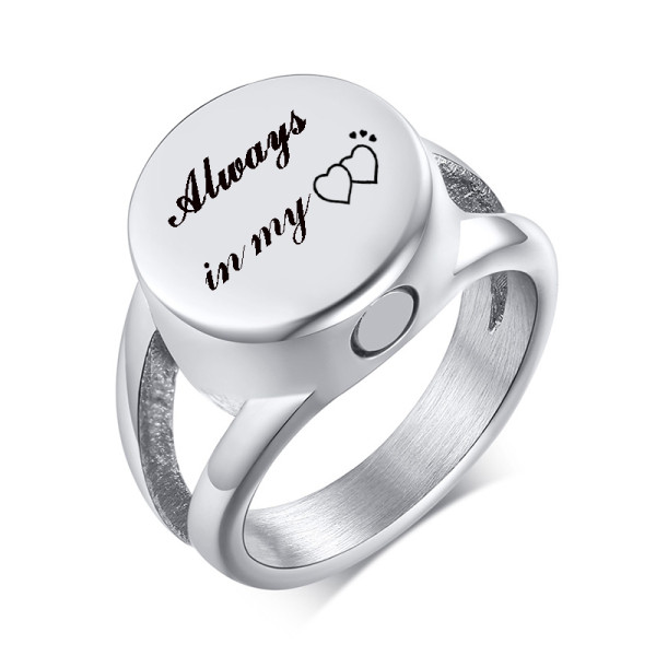 Personalisierter Runder-Ring