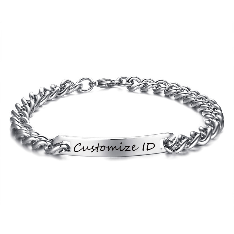 Personalisiertes Silberarmband