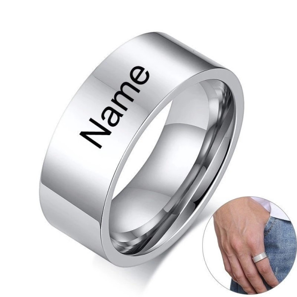 Ring Personalisiert mit Textgravur