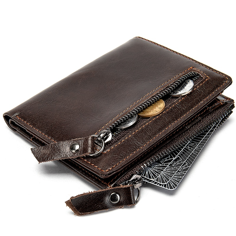 Personalisierte Herren Leder Brieftasche mit Gravur