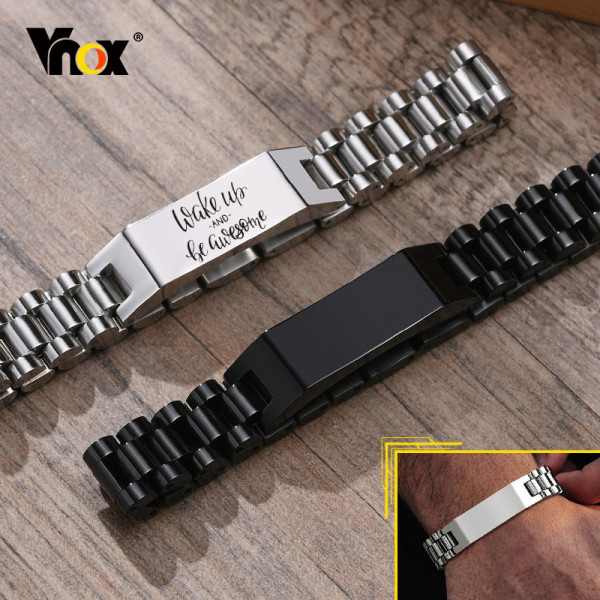 Personalisiertes Armband mit eigenem Namen | Edelstahl