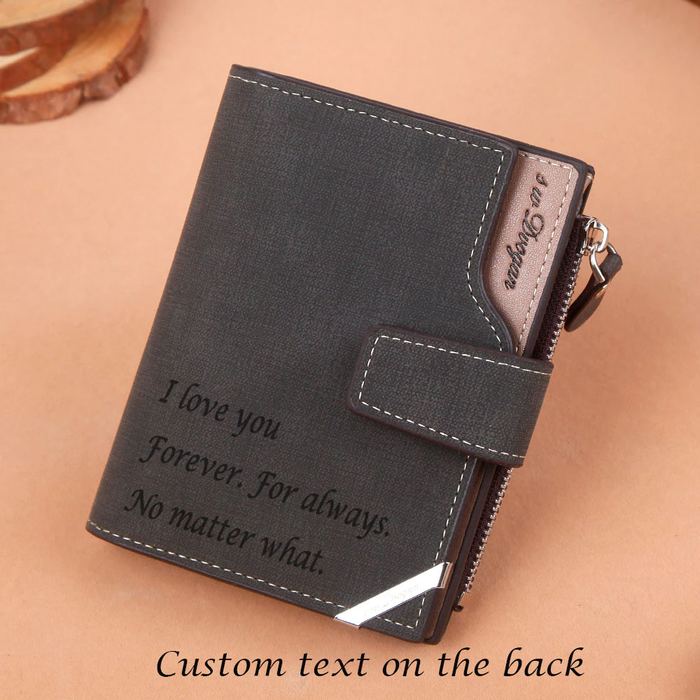 Wallet with individual engraving