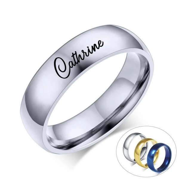 Ring Textgravur Personalisiert