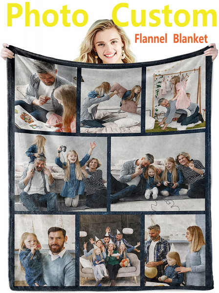 Personalisierte Bettwäsche Foto-Decke mit eigenem Bild | Klasse-Gravur