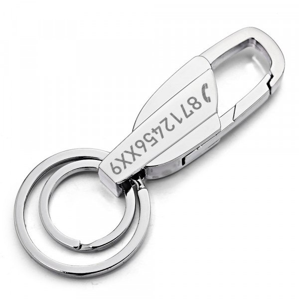 Schlüsselanhänger Schnalle Personalisiert mit Textgravur