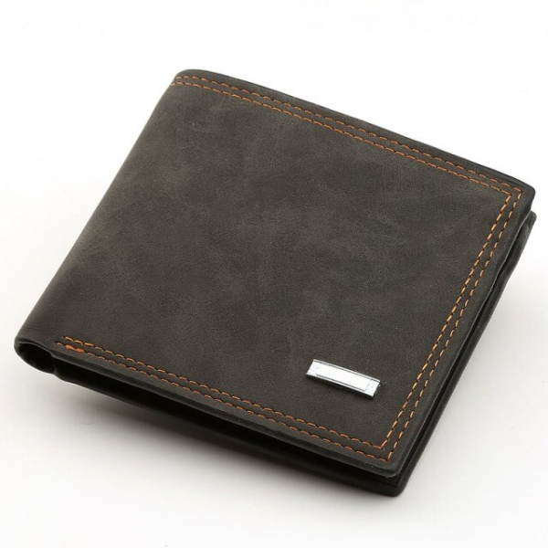 Gravierte Herren-Brieftasche mit eigenem Foto & Wunschtext – Personalisiertes Portemonnaie