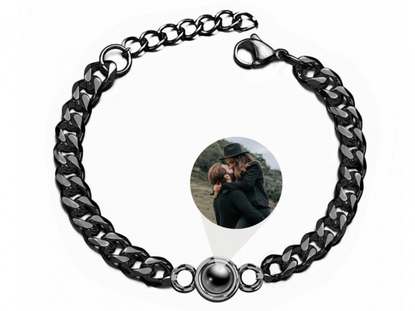 Projektion Armband mit Foto Projektion Fotoprojektion Personalisiertes Bild Armband